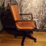 Vintage cofemo leather chair