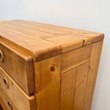Les Arcs pine chest of drawers