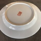 Porcelain plate from canton of china floral decoration 23 cm