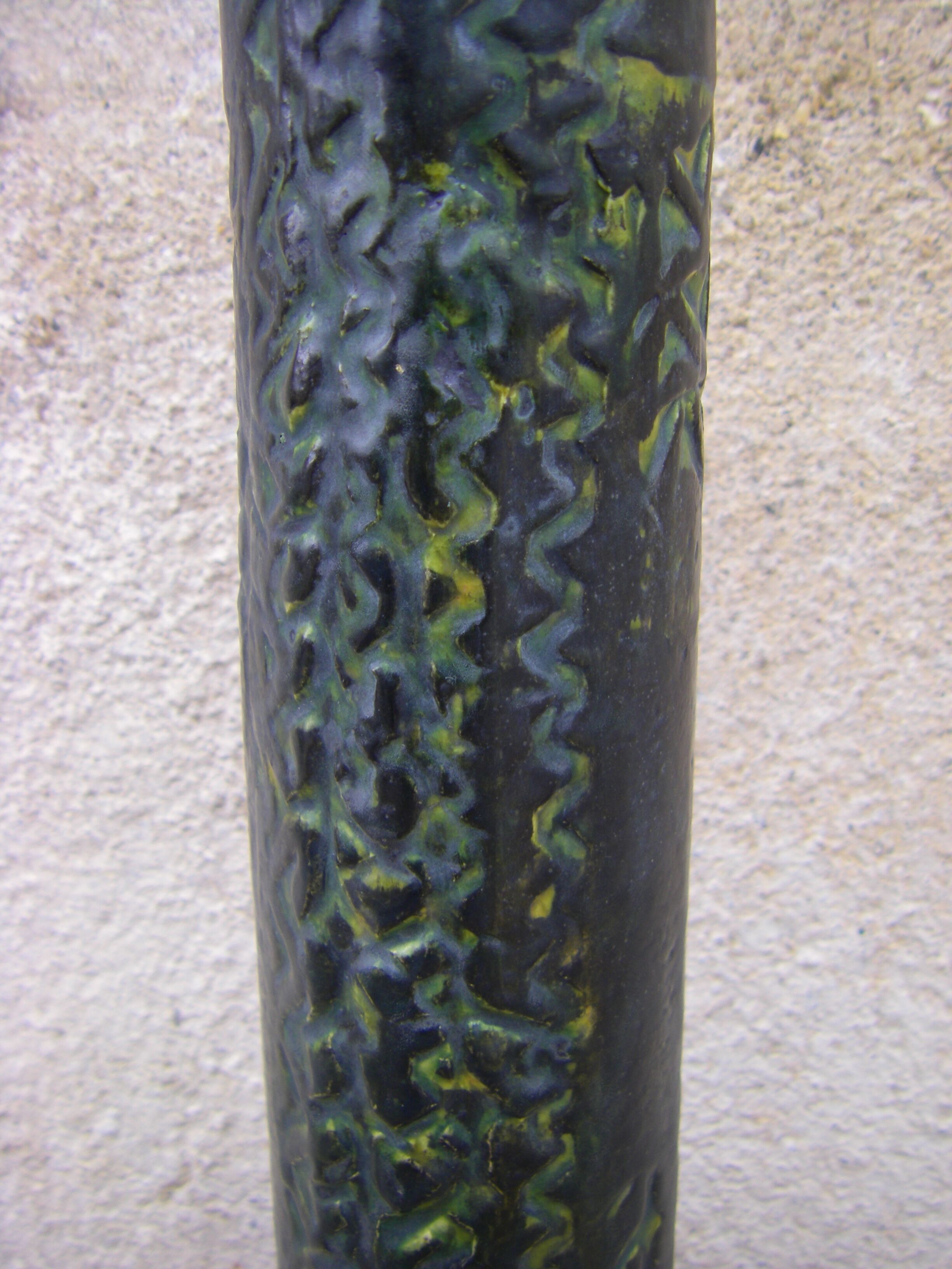 Vase tube "Art Brut"