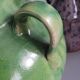 Green glazed terracotta jar