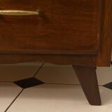 Commode vintage pieds compas