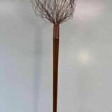 Italian Floor Lamp in Wood, Copper and Brass, Paolo Donatello, 1990s