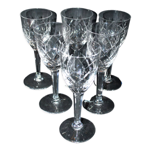 Série de 6 verres à - lemberg cristal
