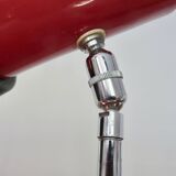 Italian clamp wall lamp with double chrome ball joint 1970
