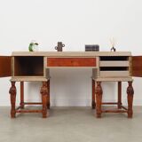 Oak desk, Danish design, 1950s, production: Denmark
