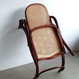 Thonet No. 1 Bentwood and Webbing Folding Arm Chair