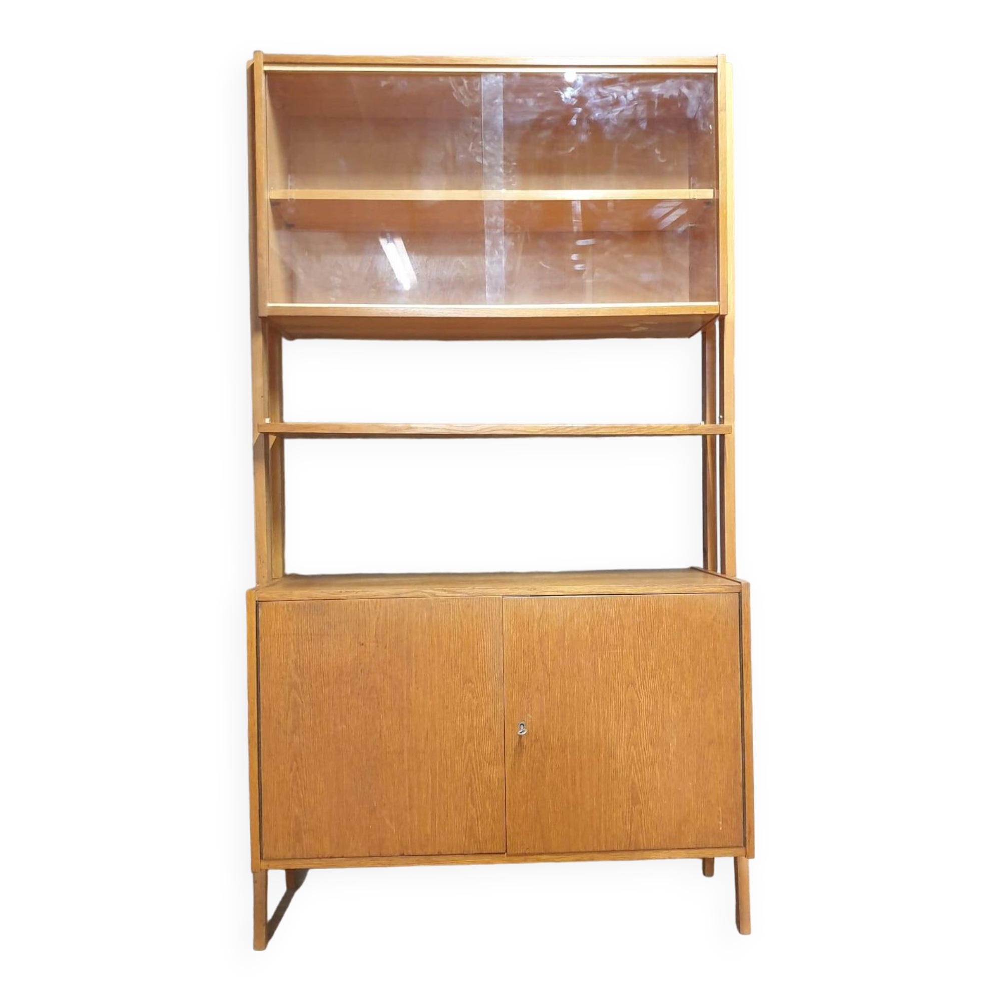 Mid century wall shelf bookcase by František Jirák for Tatra nábytok, 1960´s