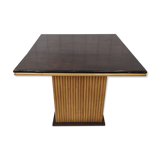 Bistro table bamboo and solid wood