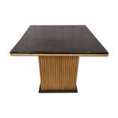 Bistro table bamboo and solid wood