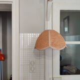 Raffia flower suspension