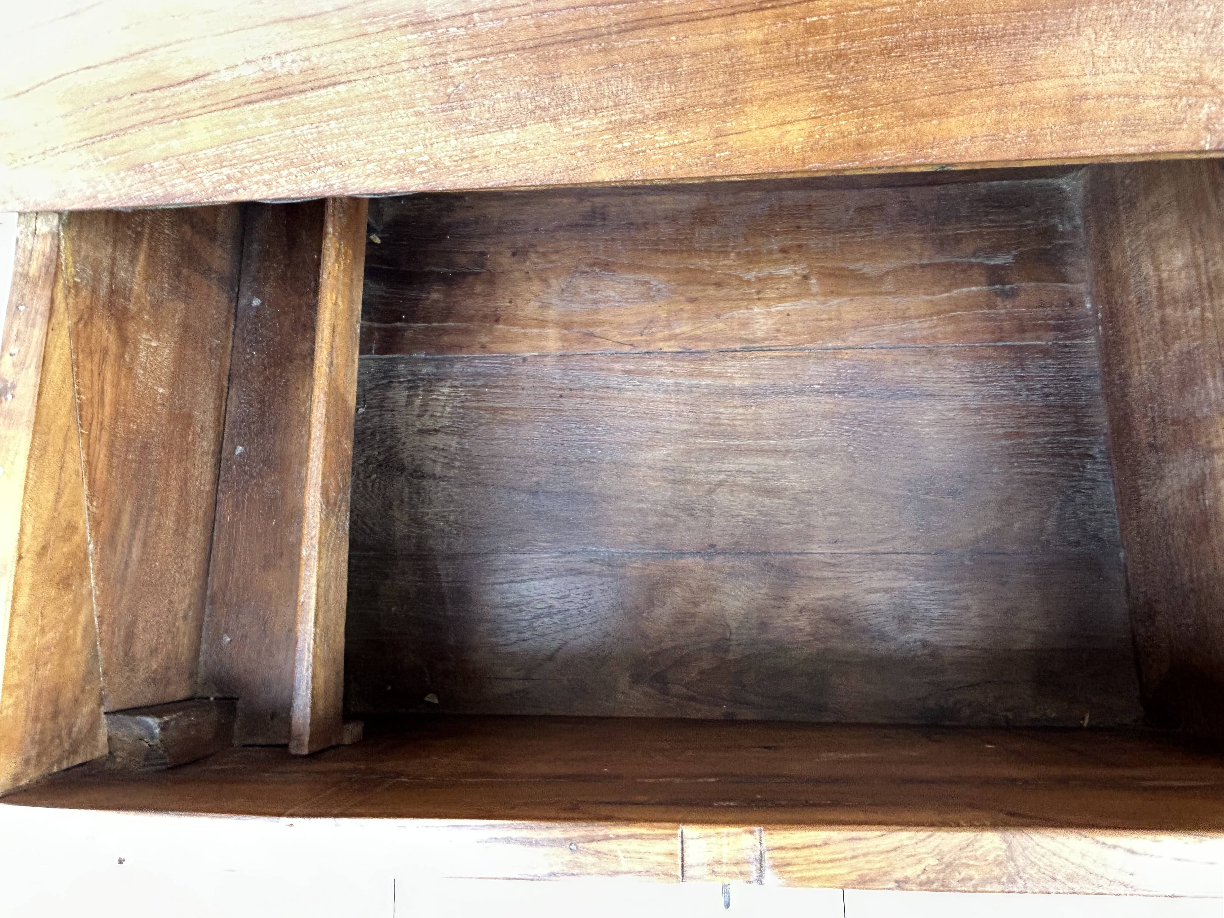 bench - teak safe from Burma