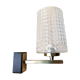 Wall light 60's glass and brass