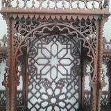 Oriental wooden shelf