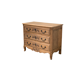 Louis XV style chest of drawers, solid raw oak, 1920.