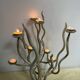 Wrought iron tree candelabra chandelier