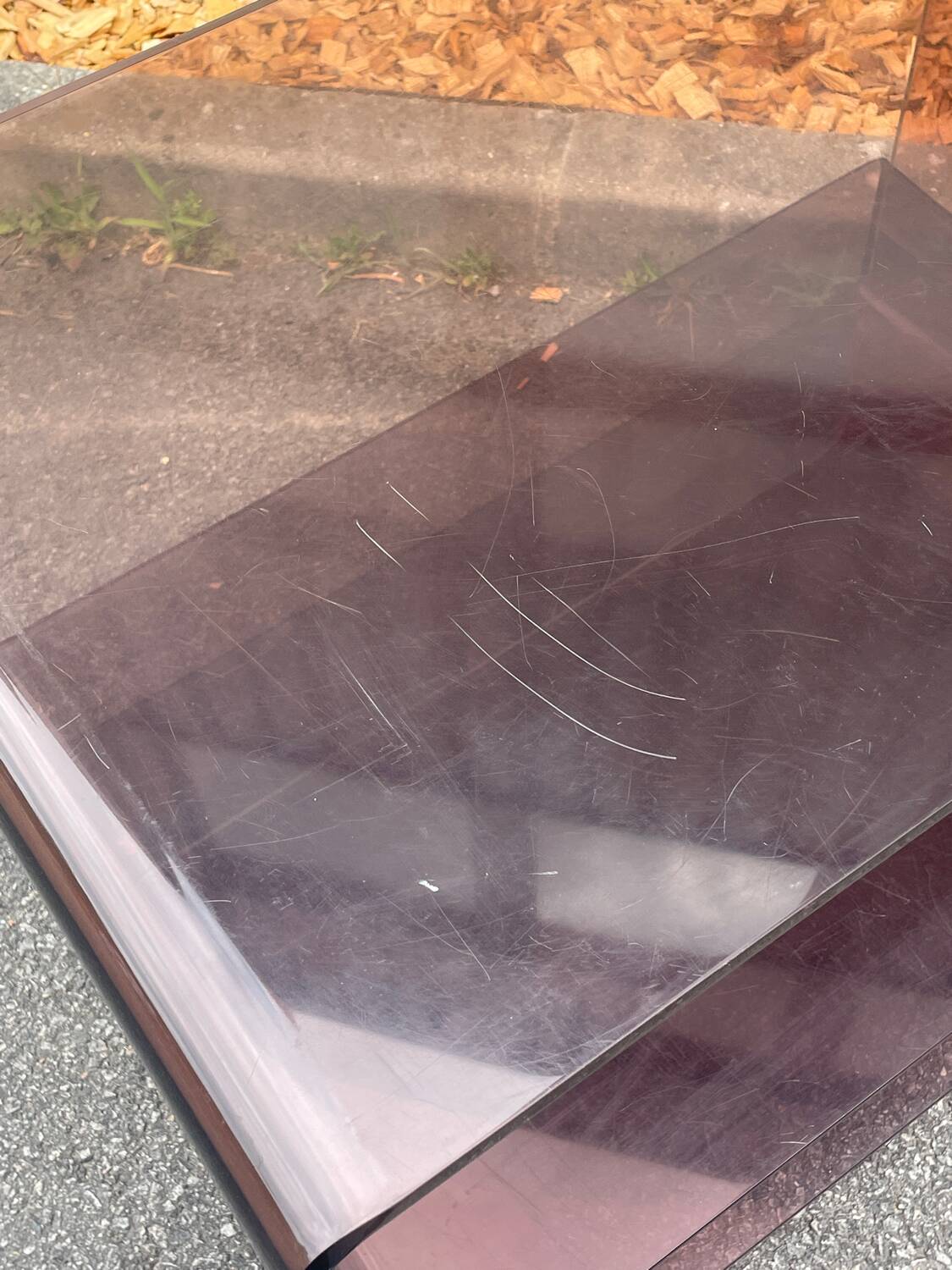 Smoked Plexiglass furniture by Éric Maville