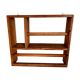 Wooden shelf with unroller wipes everything