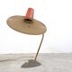 Lampe de table rose vintage, années 1950