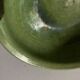 Green glazed earthenware bowl from Dieulefit 1960