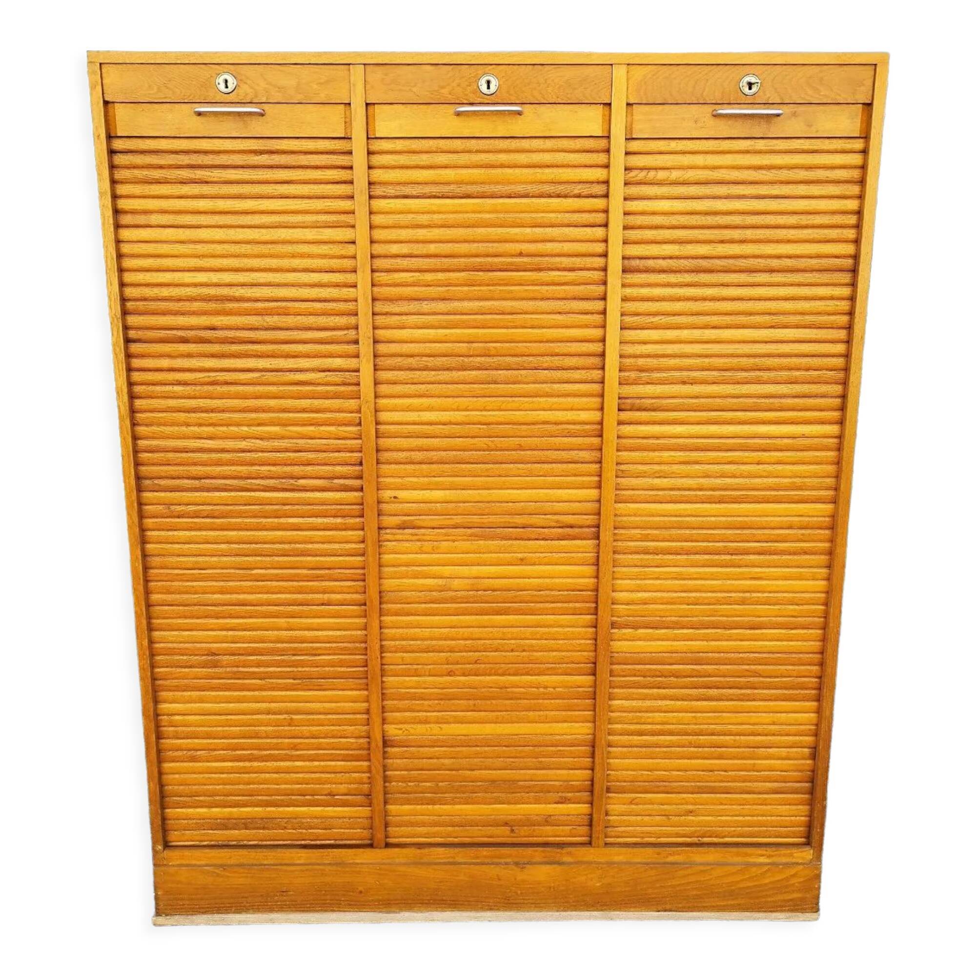 Curtain binder 3 doors rolls vintage