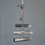 Chrome chandelier vintage 1970 swivel design