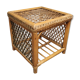 Table basse rotin vintage