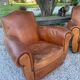Pair of club armchairs