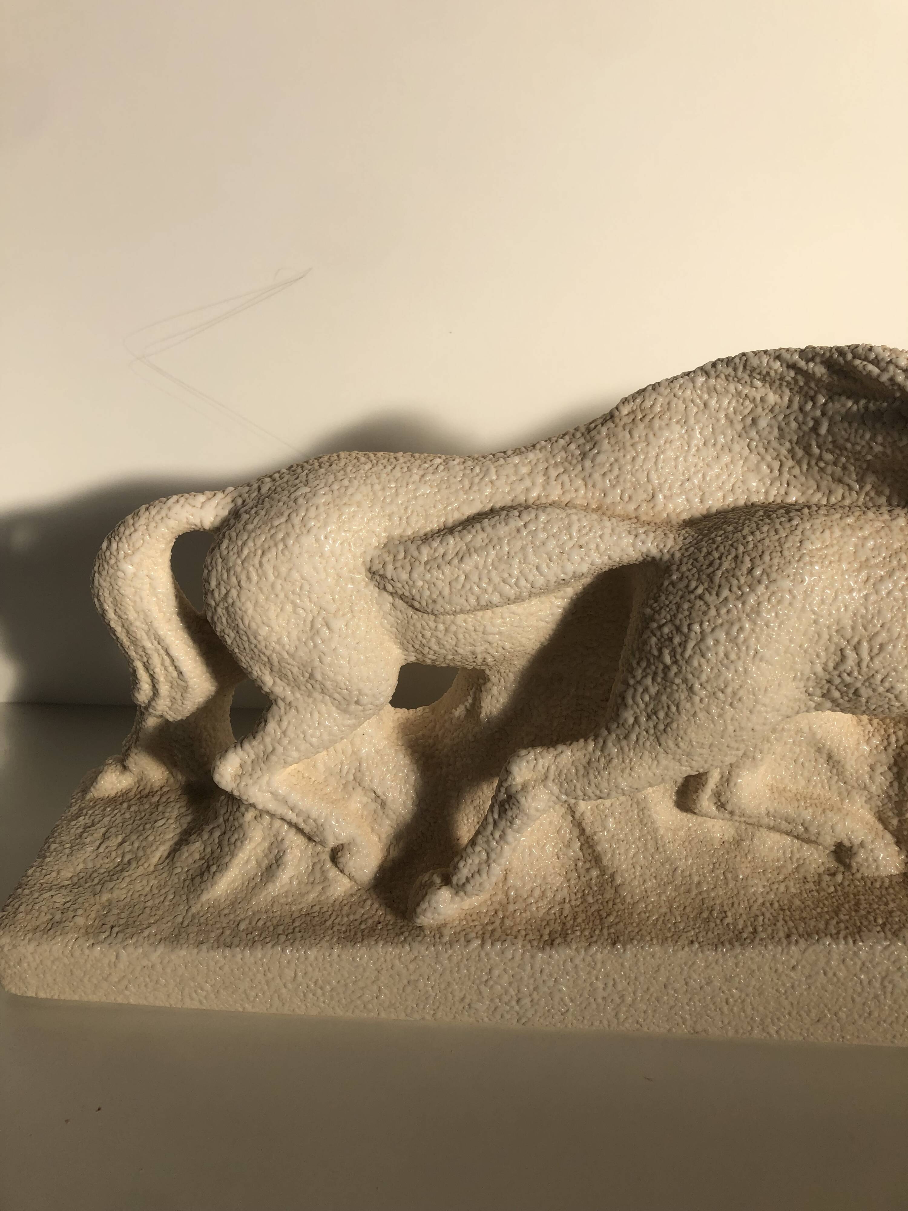 Vintage ceramic horses