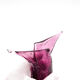 Vase signé Formia - Murano - Sommerso & Bullicante violet - 1970