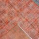 Tapis orange pour chambre à coucher