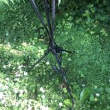 Lampadaire 3 bras scoubidou vintage années 50/60