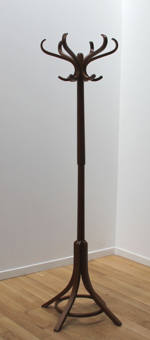 Vintage wooden coat rack