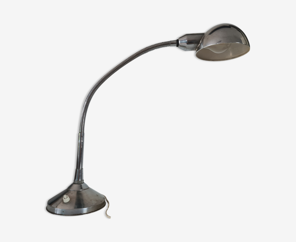 Lampe de bureau vintage chrome