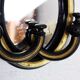 Very rare mirror Napoleon III with jewelry wear hooks  16x22cm