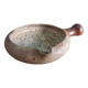 Caquelon signed Jean-Pierre Prud'homme in Puisaye stoneware