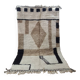 Handmade wool Berber rug 250x150 cm