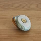 Vintage slurry shell salt shaker