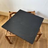 Coffee Table With Black Lacquered Top And Reversible
