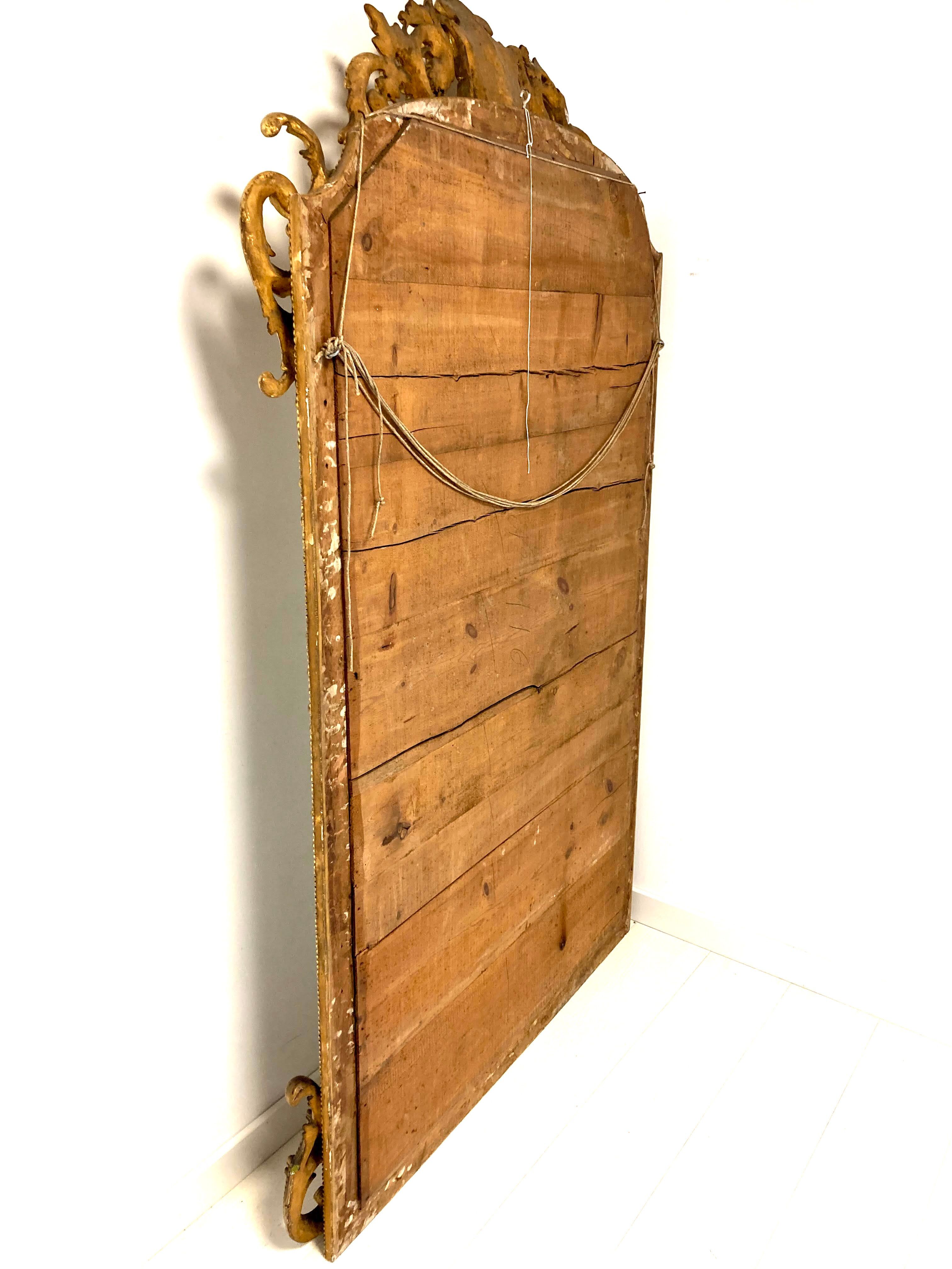 Large mirror Napoleon III 117x186cm