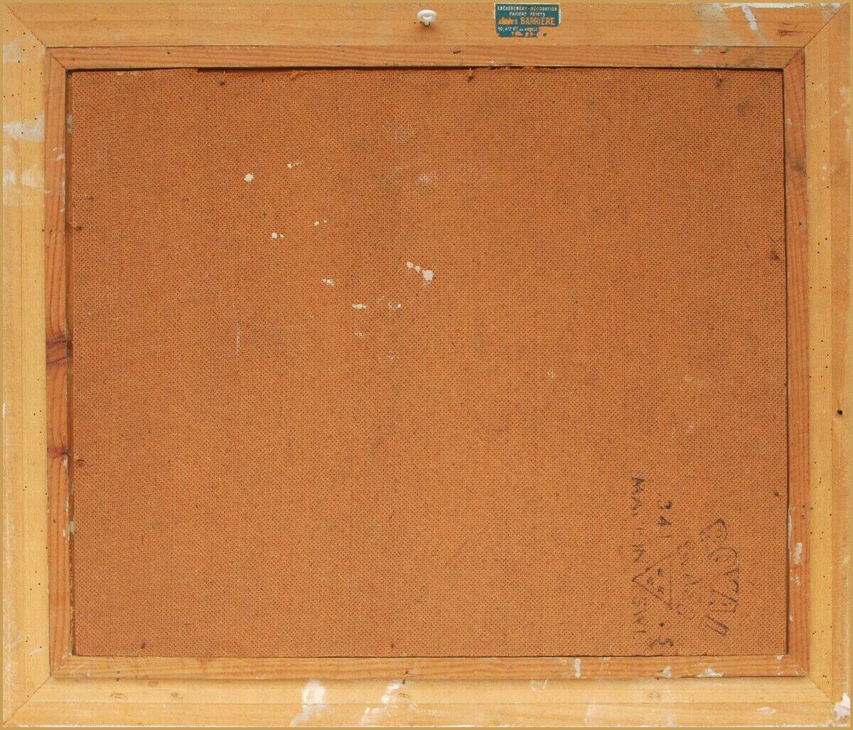 Peinture à l'huile Forêt, vieille maison, animaux sauvages et cygnes sur l'eau