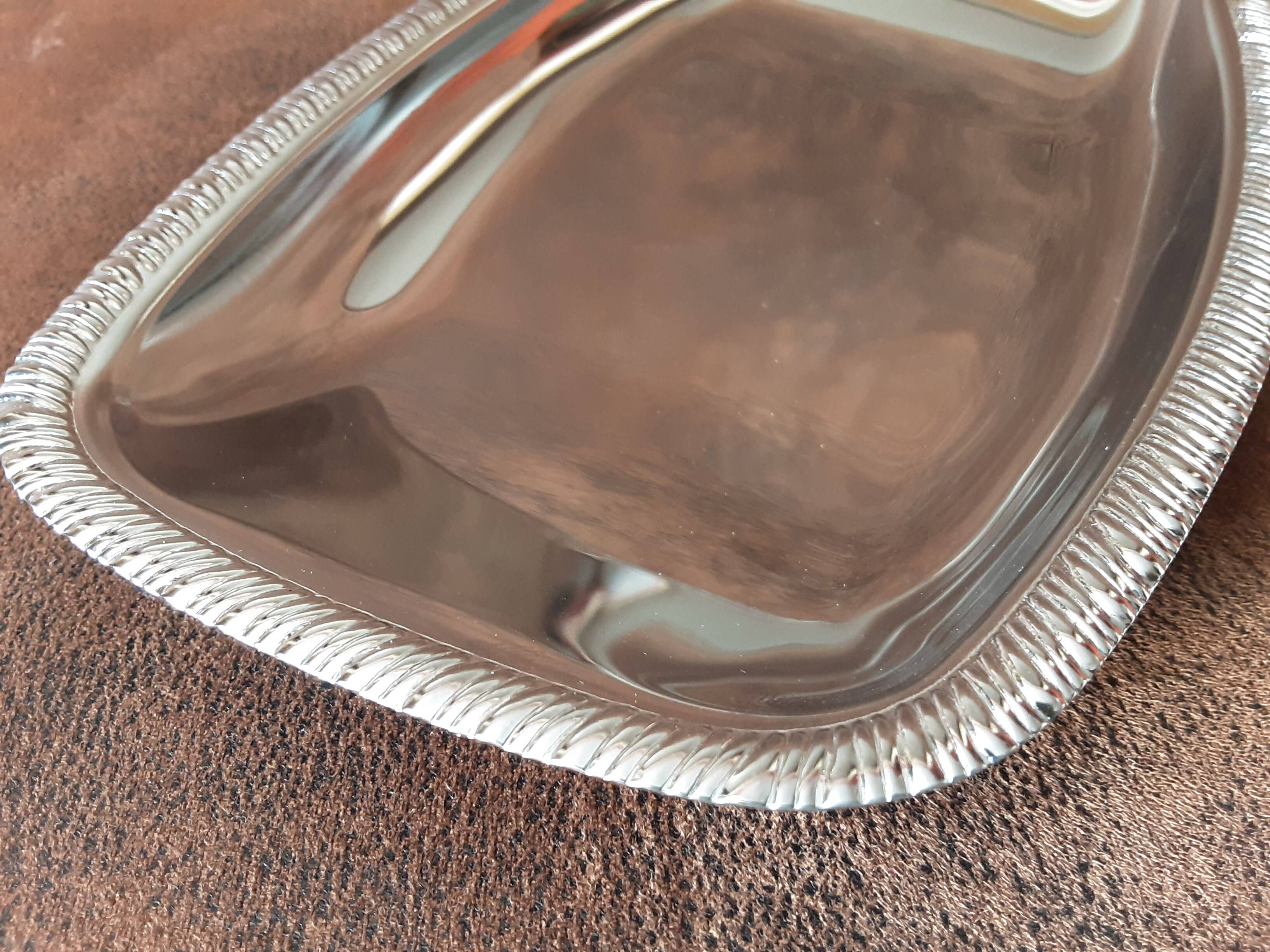 Metal butter dish
