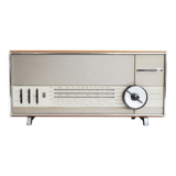 Mid century radio, tube radio europa 3030 with wood paneling