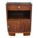 Art Deco side table in wood and marble – 1930s – bedside table