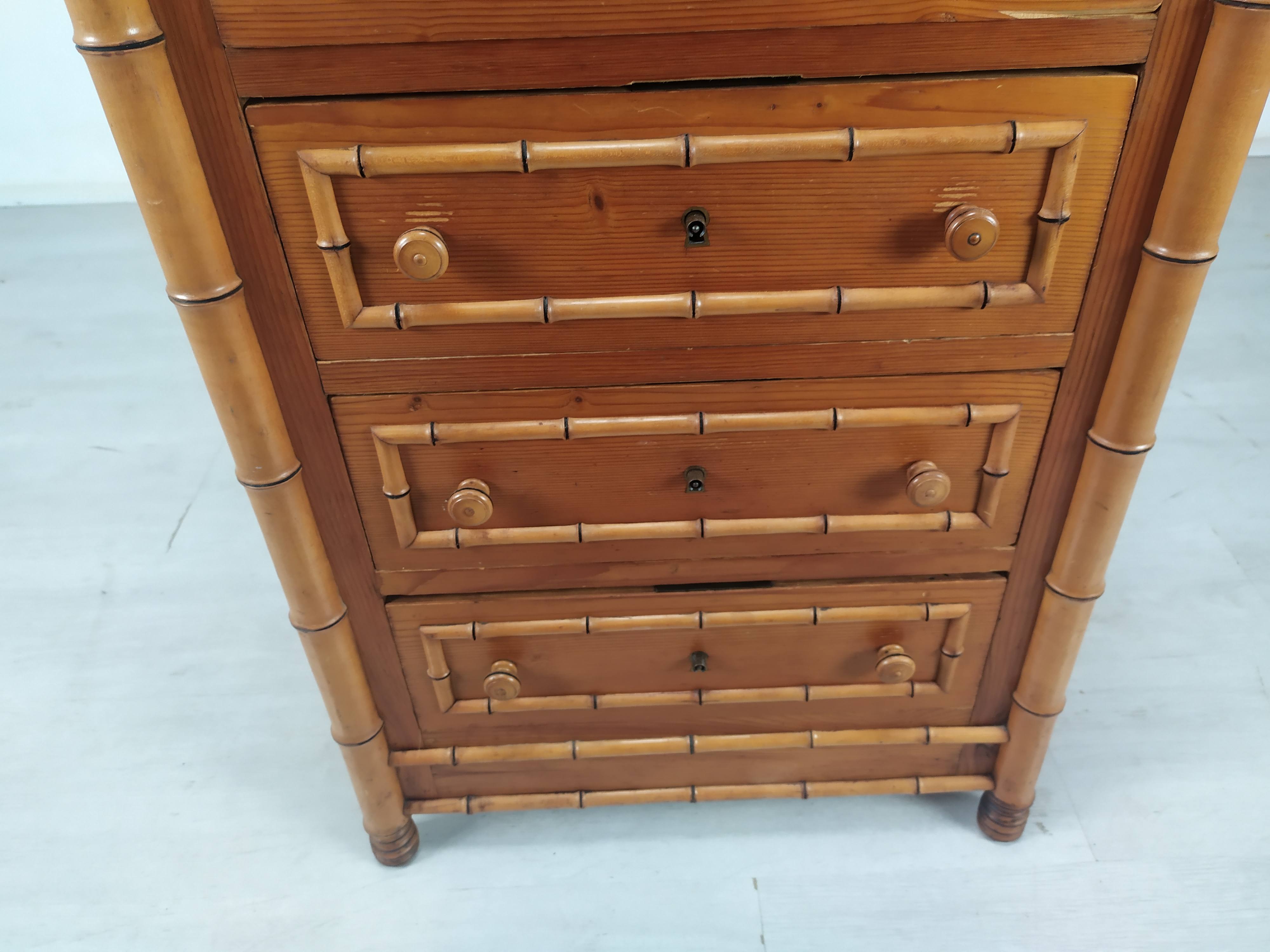 Rag picker 6 bamboo drawers