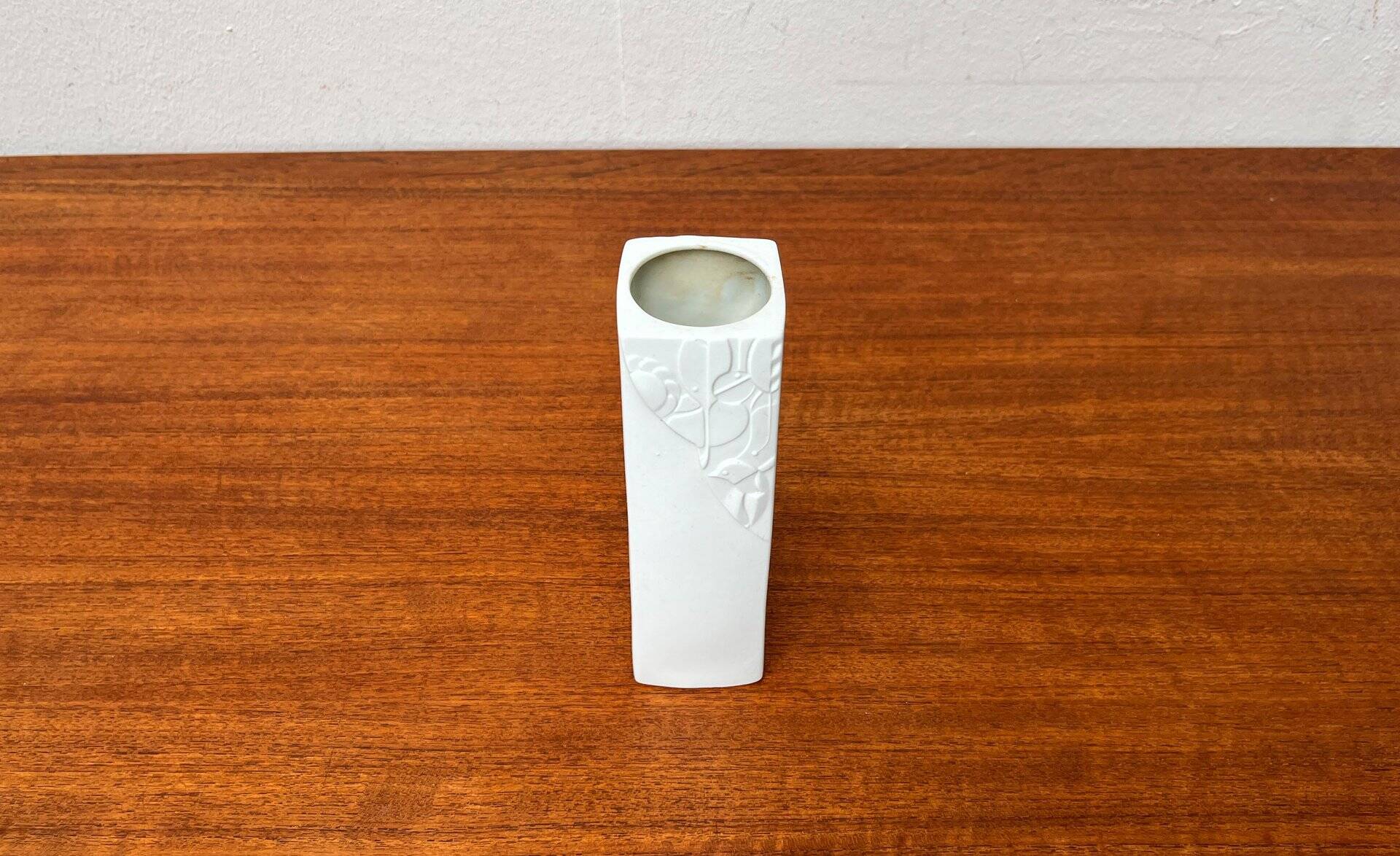 Vintage German vase in white porcelain by KPM Royal Porcelain, 1970s.