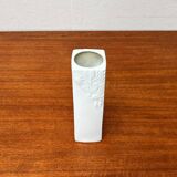 Vintage German vase in white porcelain by KPM Royal Porcelain, 1970s.