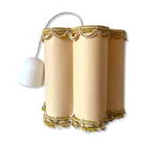 Vintage suspension lampshade with fringes