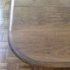 Square oak coffee table