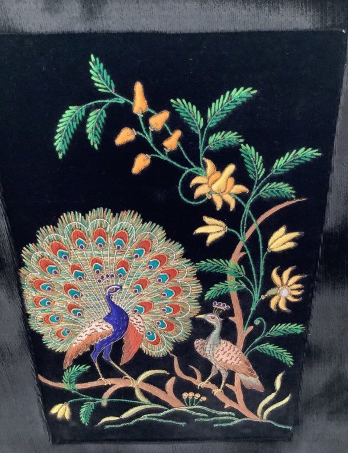 Embroidery painting of Shams Agra India